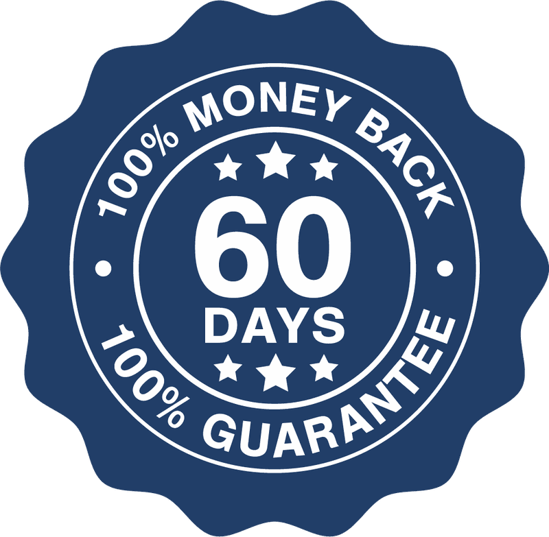 60-day money back guarantee
